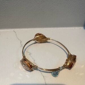 Bourbon and Bowtie Bangle Bracelet